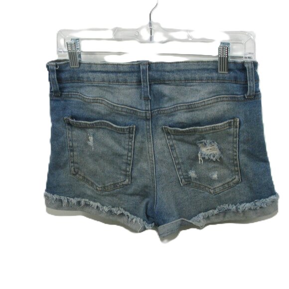 Celebrity Pink Distressed Daisy Duke Jean Shorts Size 7/28 - Picture 4 of 5